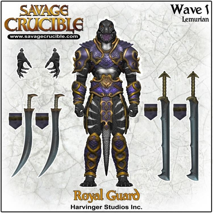 Savage Crucible Royal Guard Action Figure — Chubzzy Wubzzy Toys