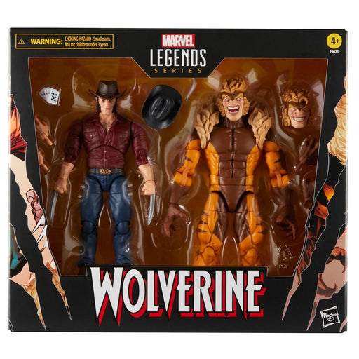Marvel Legends Wolverine 50th Logan vs. Sabretooth 6-Inch Action Figure 2-Pack