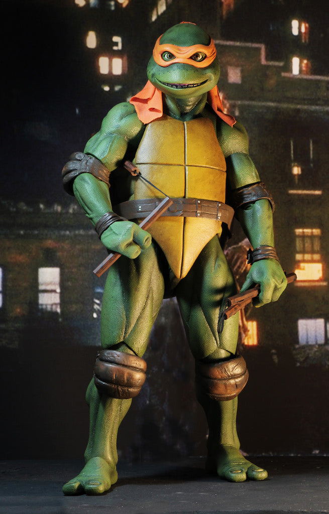 Teenage Mutant Ninja Turtles (1990 Movie) 1/4th Scale Michelangelo Act —  Chubzzy Wubzzy Toys u0026 Collectibles
