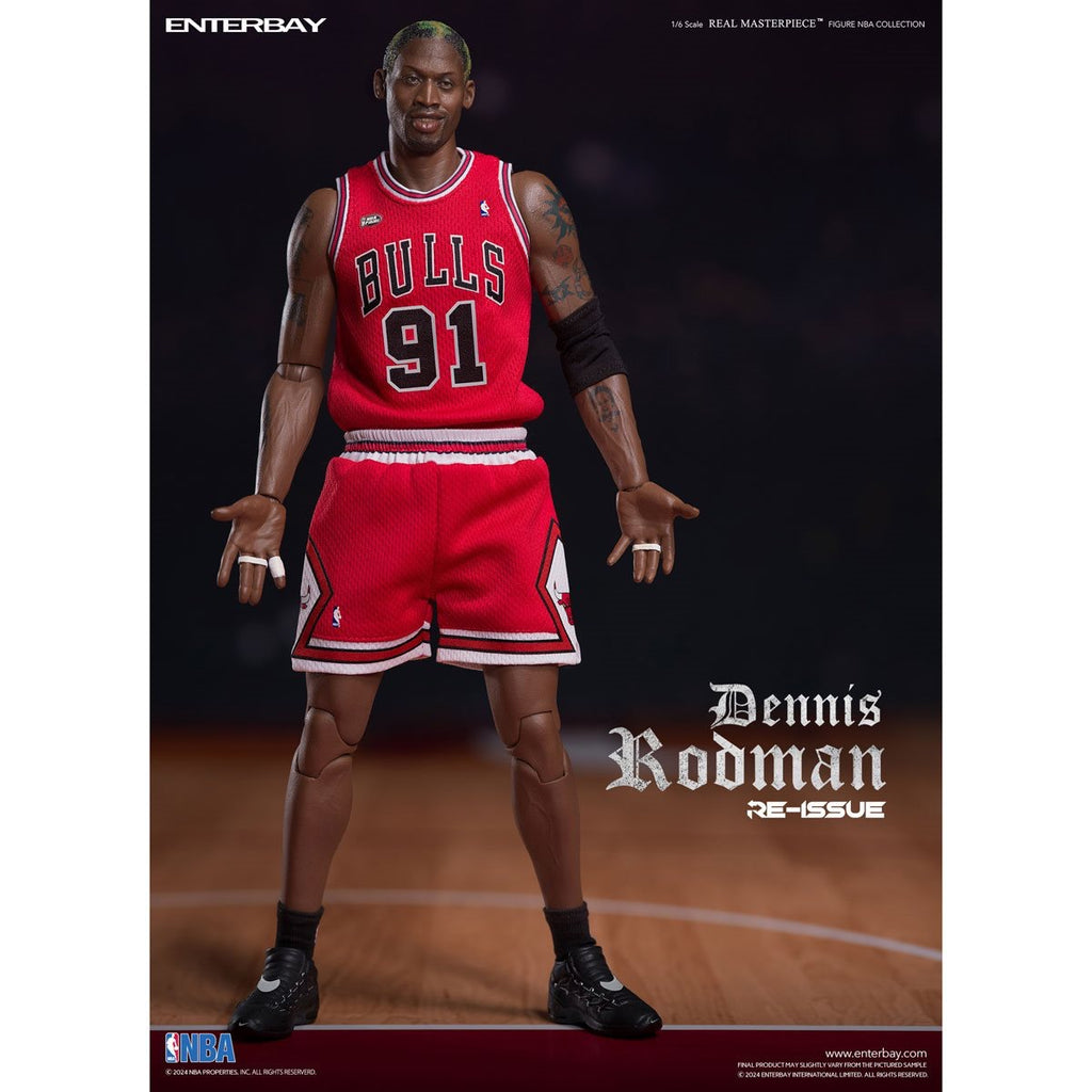 NBA Chicago Bulls Dennis Rodman Real Masterpiece 1/6 Scale Action