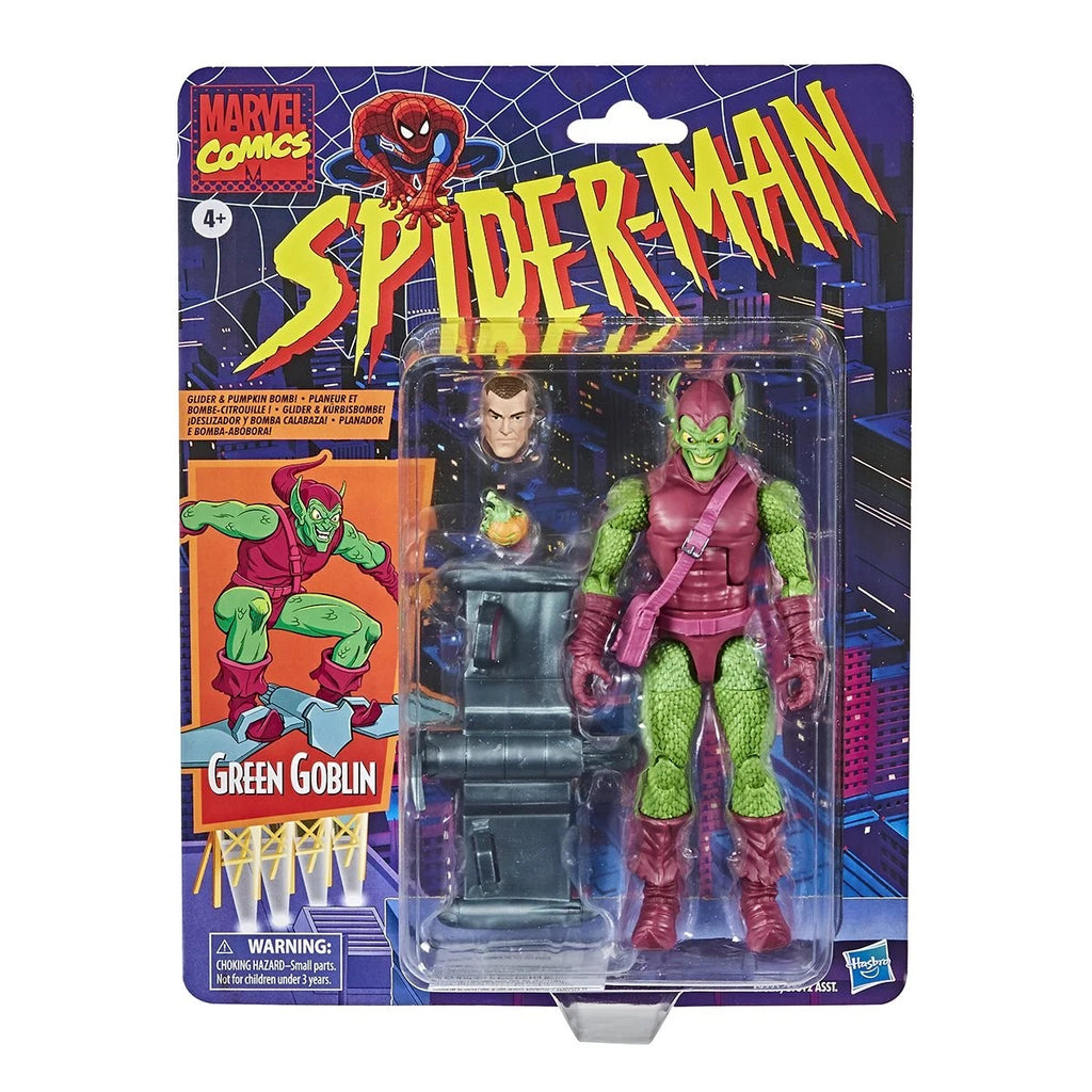 MARVEL LEGENDS GREEN GOBLIN フィギュア　開封品 Spider-Man Retro Marvel Legends Green Goblin 6-Inch Action Figure