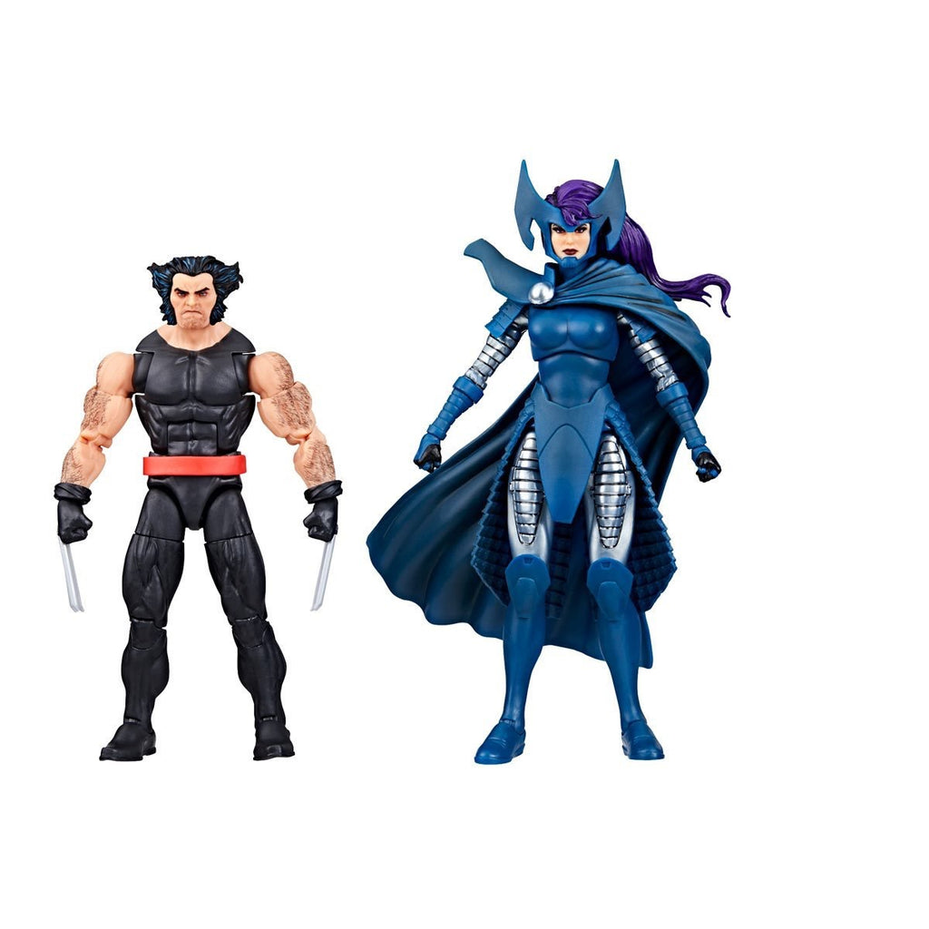 Marvel Legends Wolverine 50th Wolverine and Psylocke 6-Inch Action