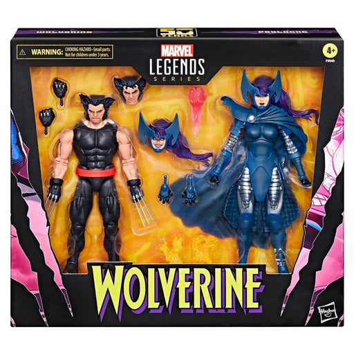 Marvel Legends Wolverine 50th Wolverine and Psylocke 6-Inch Action Figure 2-Pack