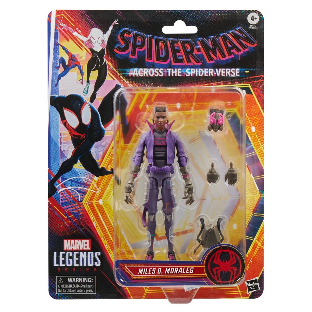 Spider-Man Across the Spider-Verse Marvel Legends Miles G. Morales 6-Inch  Action Figure