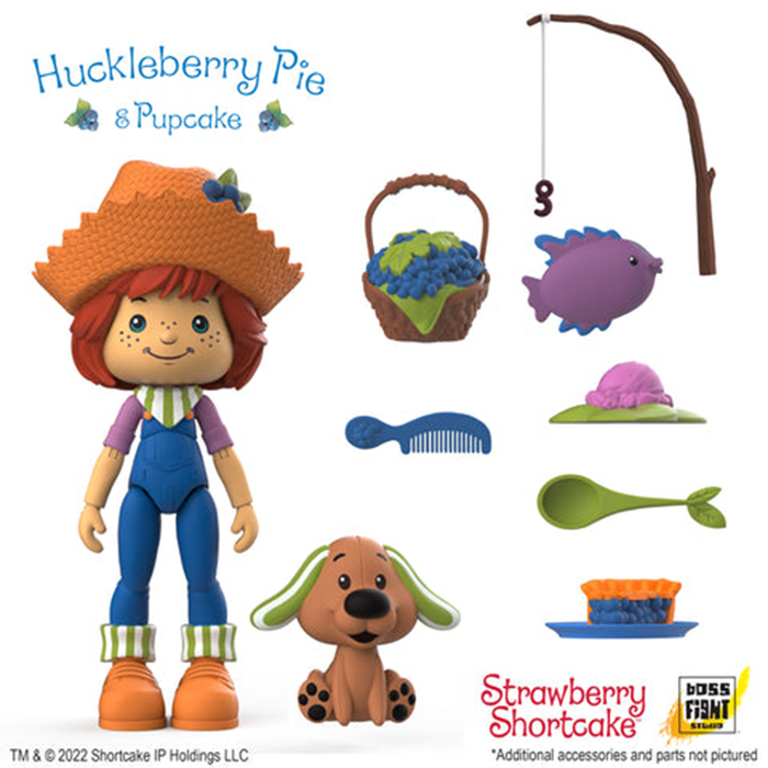 Strawberry Shortcake Huckleberry Pie with Pupcake 6-Inch Scale Figure