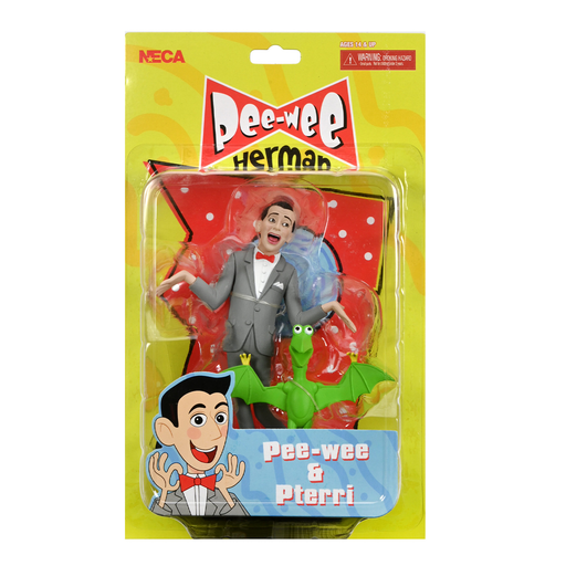 Pee-Wee's Playhouse - Pee-Wee and Pterri 6-Inch Action Figure