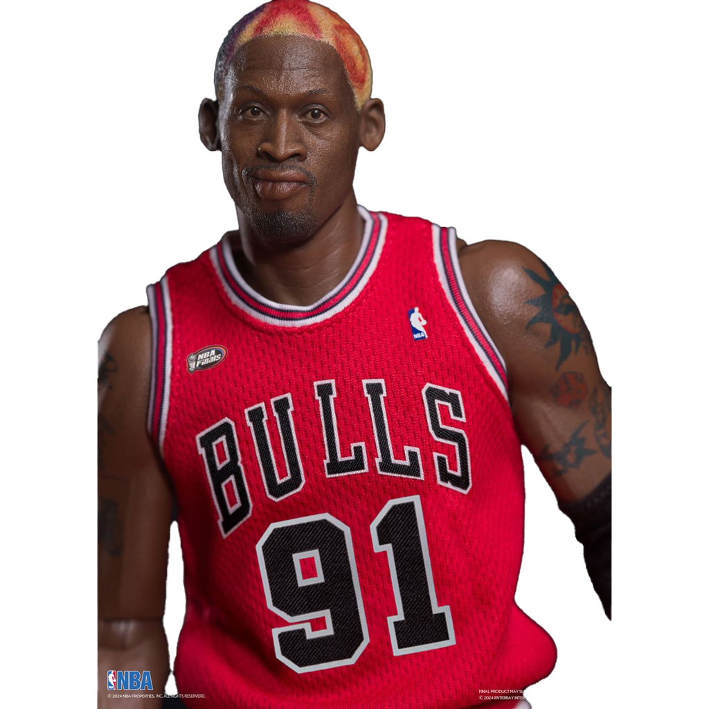 連休のみ値下げ✨D.RODMAN BULLS 当時物超美品✨ NBA Chicago Bulls Dennis Rodman Real Masterpiece 1/6 Scale