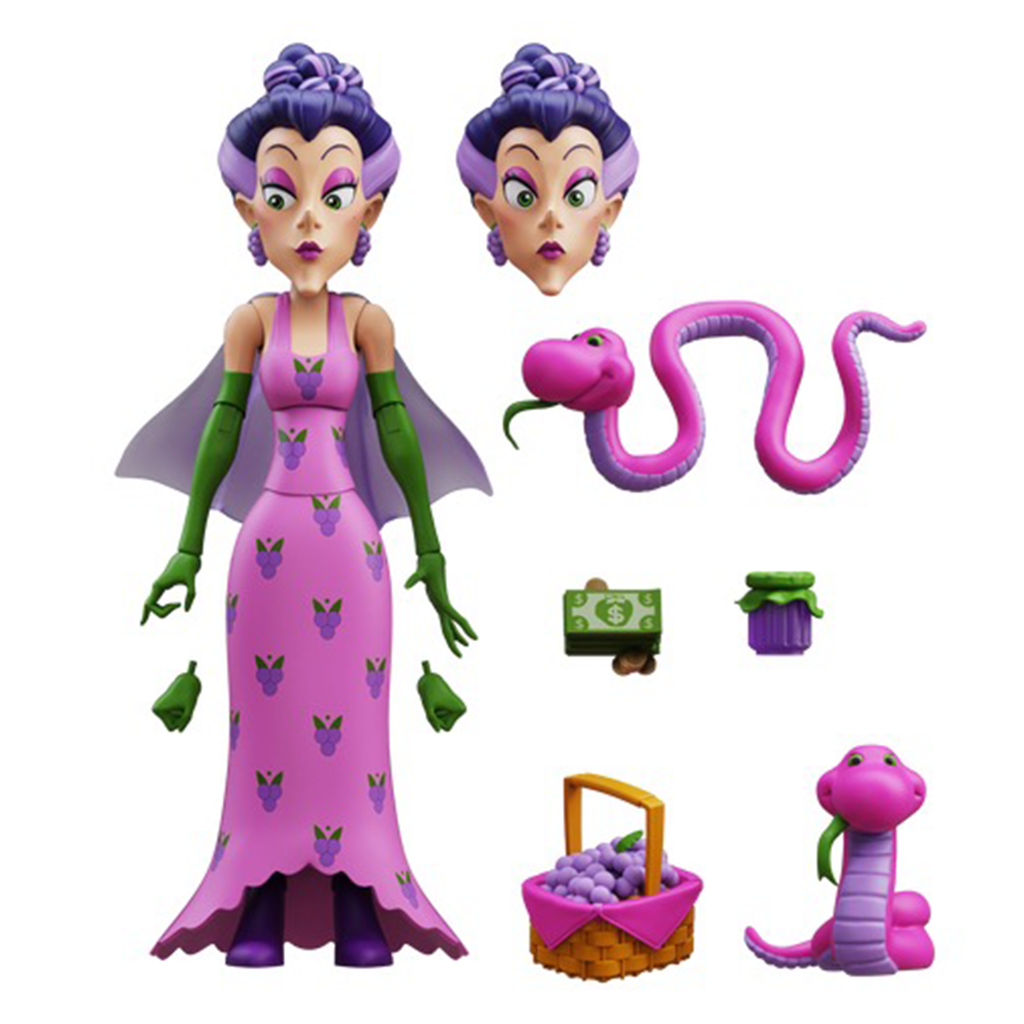 Strawberry Shortcake 6-Inch Scale Sour Grapes and Dreggs Action