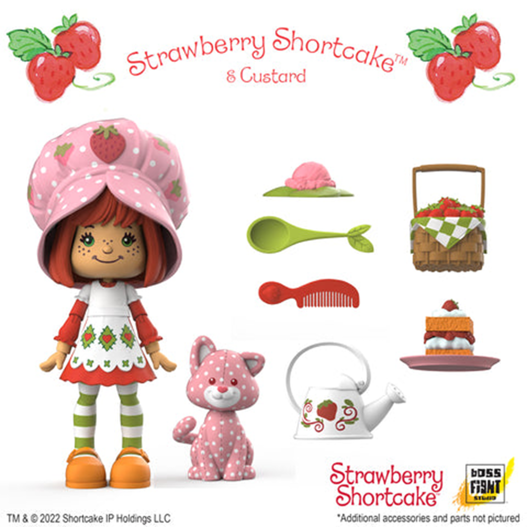 Strawberry Shortcake 6 Inch Strawberry Shortcake with Custard