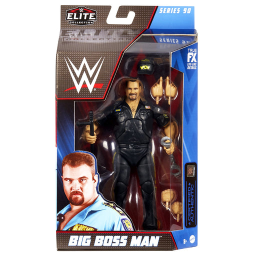 WWE Elite Collection Series 90 Big Boss Man (Black Gear - Chase Variant) Action Figure