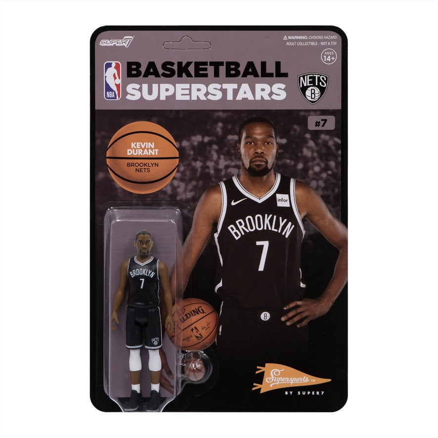 NBA Supersports ReAction - Kevin Durant (Nets) Figure — Chubzzy