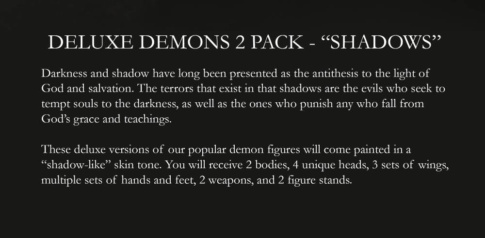 Biblical Adventures Demons (Shadows) Deluxe 1/12 Scale Figure 2-Pack