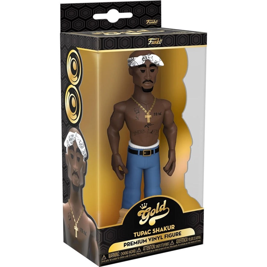 Funko Gold Tupac Shakur 5-Inch Premium Vinyl Figure — Chubzzy