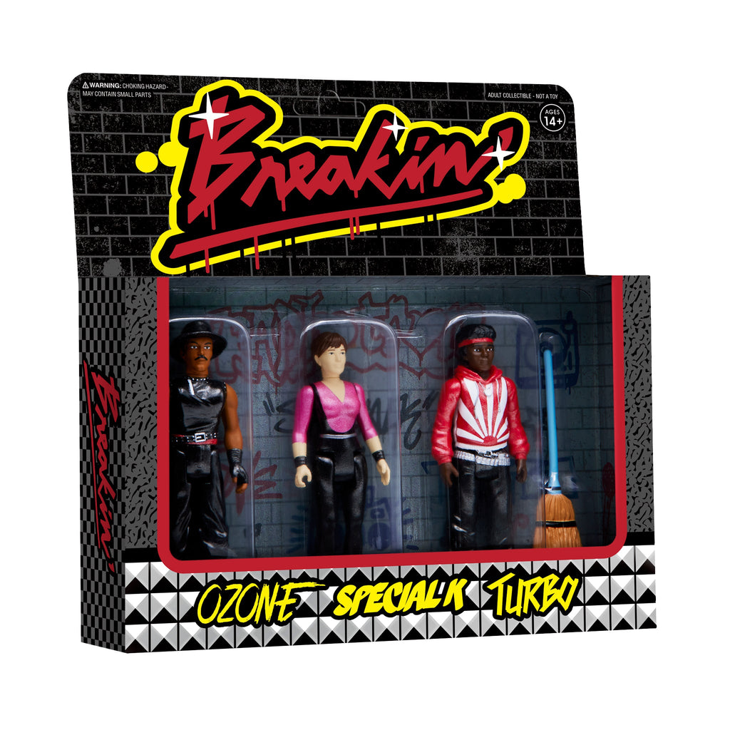 Breakin' - Ozone, Special K, Turbo (Metallic) ReAction Figures 3
