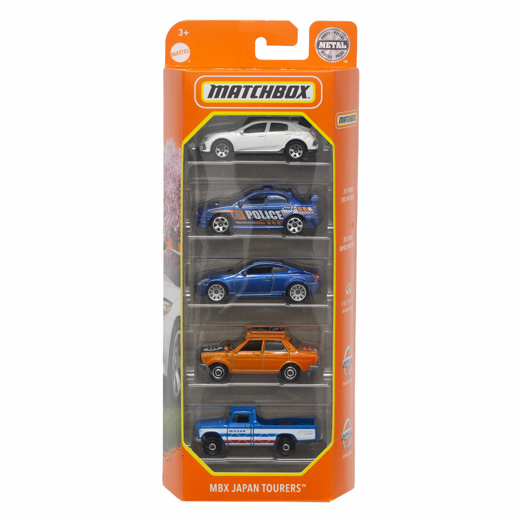 Matchbox Car Collection 2022 MBX Japan Tourers 5-Pack