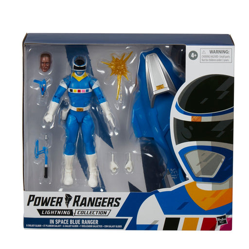 Power Rangers Lightning Collection Deluxe In Space Blue Ranger with Glider 6-Inch Action Figure