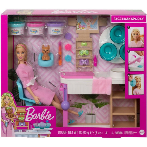 Barbie Face Mask Spa Day (Doll with Blonde Hair) Playset