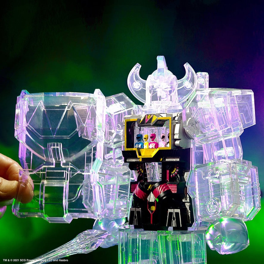 Mighty outlet Morphin Power Rangers Super CyborgnMegazord Clear