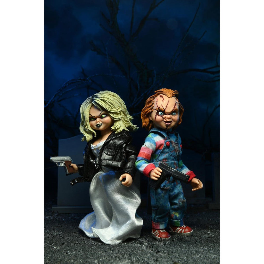 Bride of Chucky: Chucky & Tiffany 8-Inch Scale Clothed Figure 2-Pack —  Chubzzy Wubzzy Toys & Collectibles