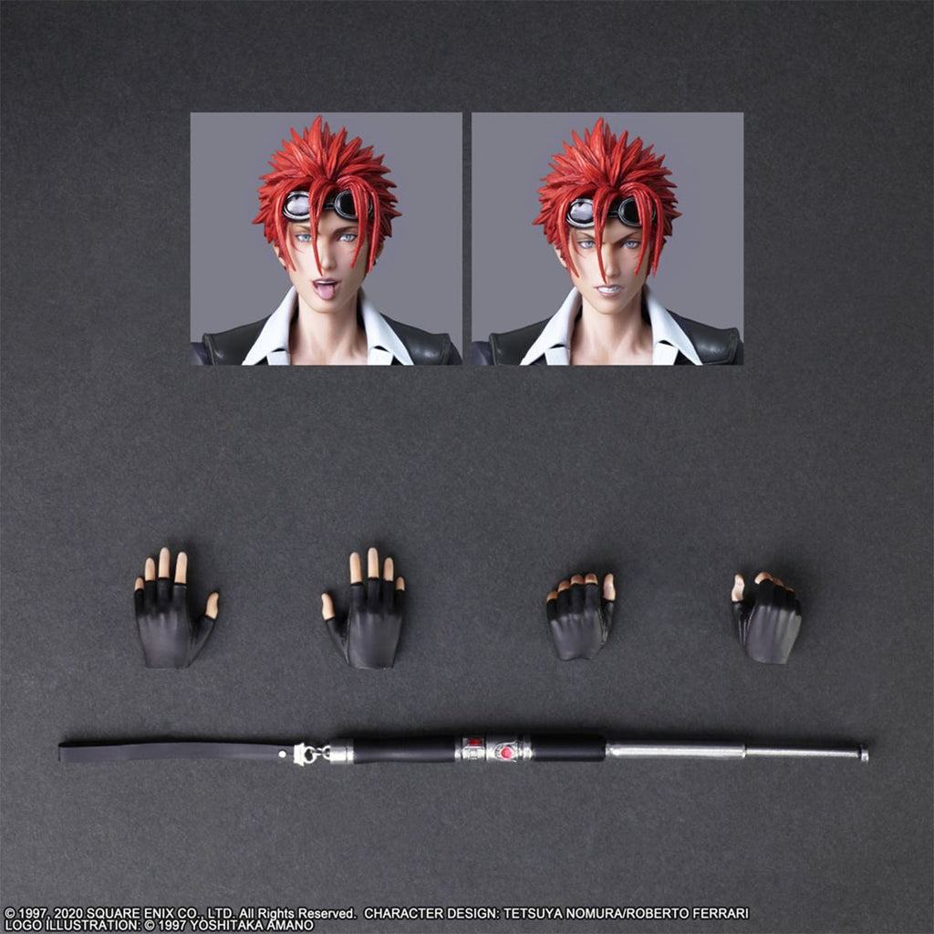 Figurine Reno – Final Fantasy VII Remake, Play Arts Kai, 11 Pouces, Square Enix, Neuve