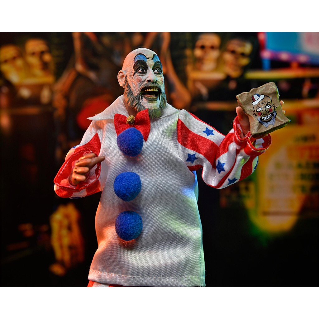 House of 1000 Corpses 20th Anniversary 8-Inch Clothed Captain Spaulding  Action Figure