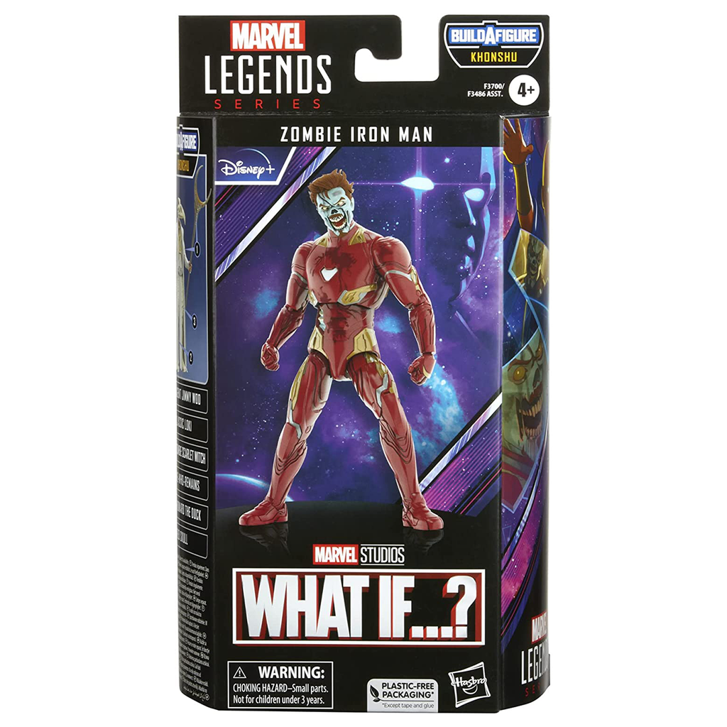 MARVEL LEGENDS IRON MAN フィギュア Marvel What If Marvel Legends Khonshu Series Zombie Iron Man 6