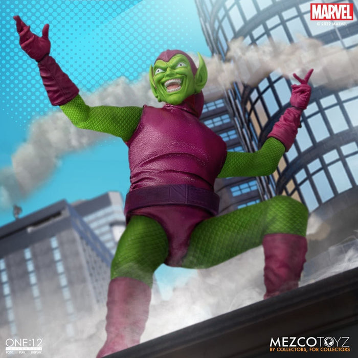 Mezco One:12 Collective Spider-Man Green Gobin Deluxe Edition Action Figure