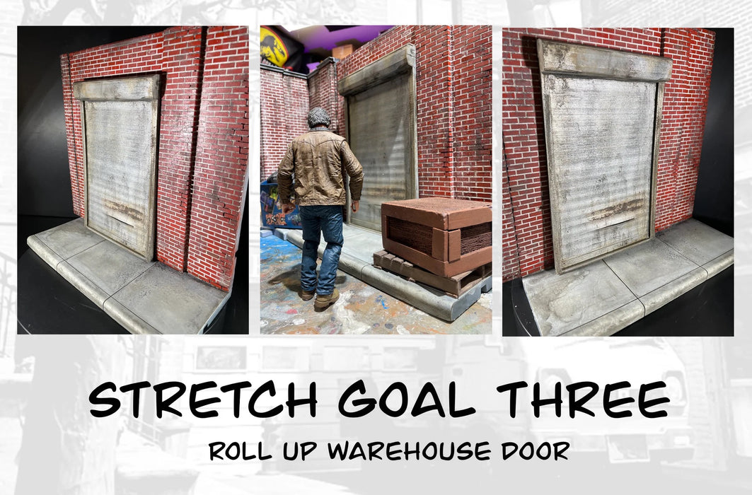 Wall XD - Peg Plate - Rollup Warehouse Door