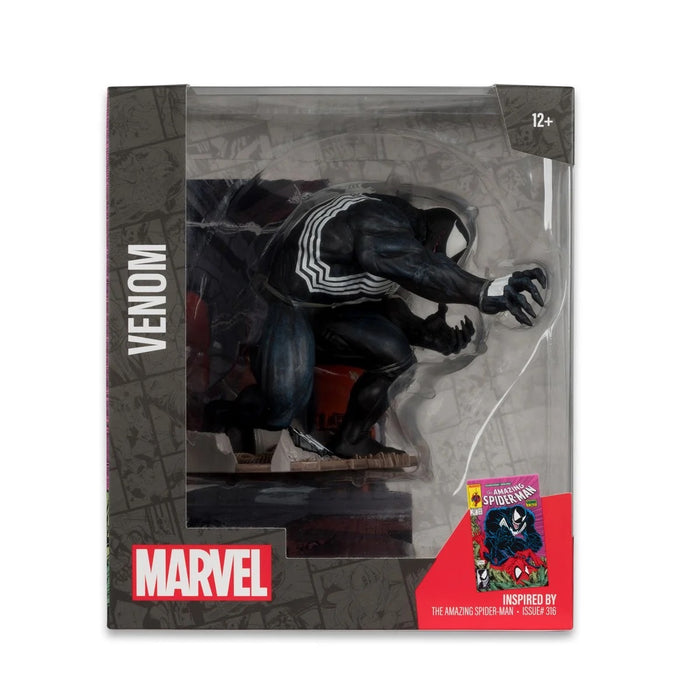 Marvel Wave 2 Venom The Amazing Spider-Man #316 1:10 Scale Posed Figure with Scene