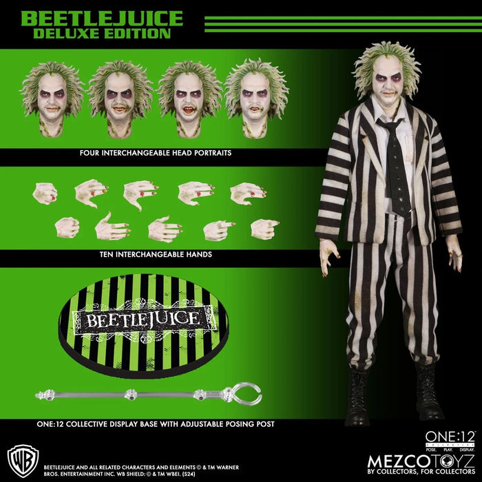 Mezco One:12 Collective Beetlejuice Deluxe Edition Action Figure