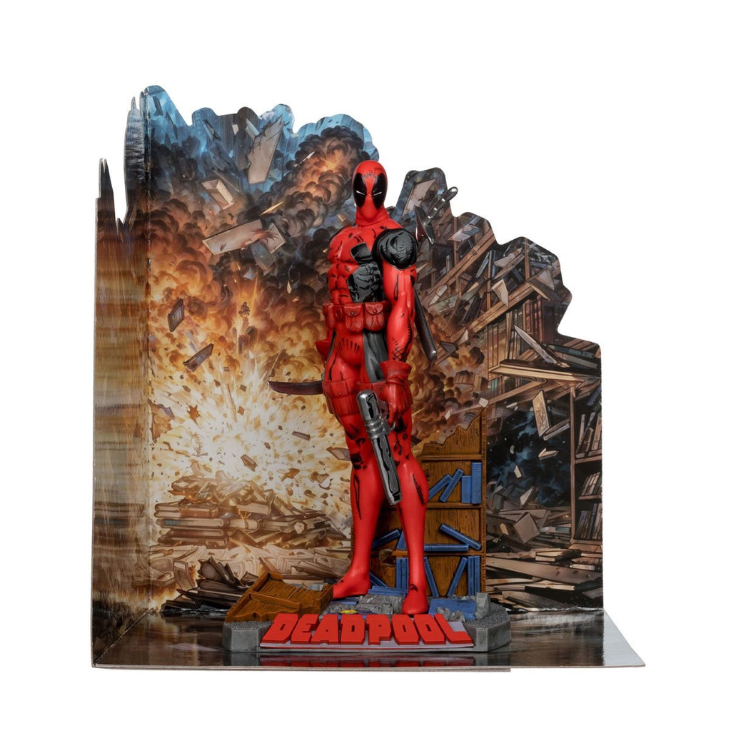 Marvel Wave 1 Deadpool The New Mutants #98 1:10 Scale Posed Figure wit ...