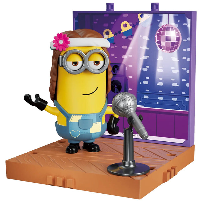 Blokees Minions preCool Celebration Party Series Minion Kevin (The Singer) Model Kit