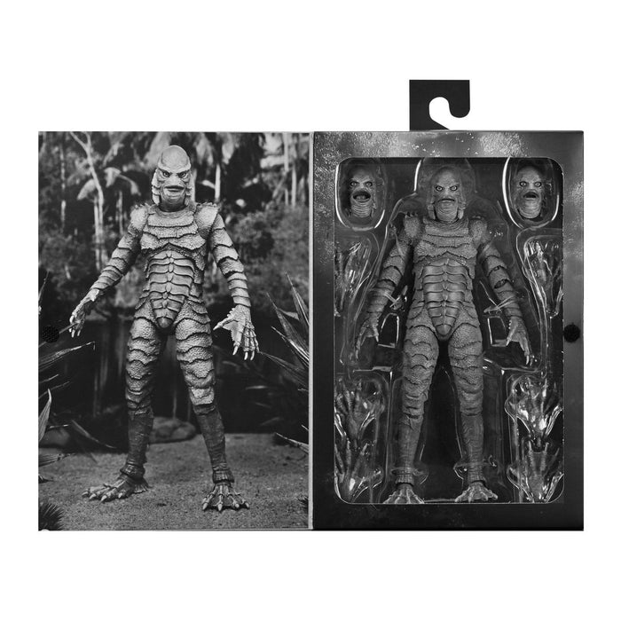 Universal Monsters Ultimate Creature from the Black Lagoon B&W 7-Inch Scale Action Figure