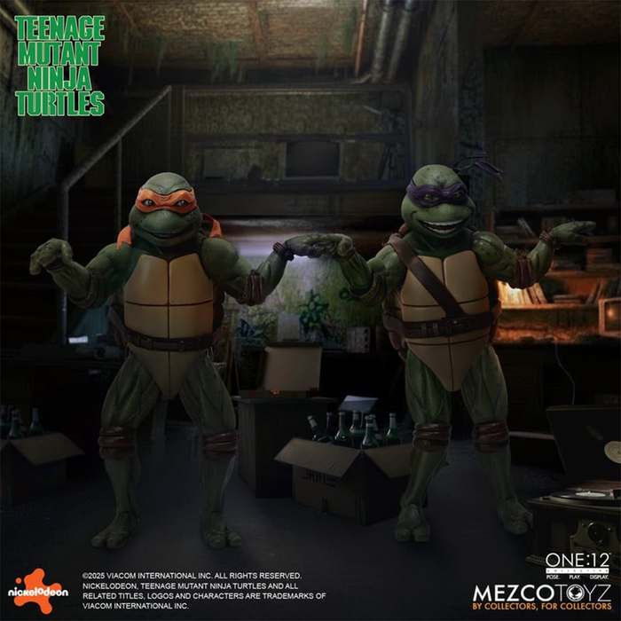 Mezco One:12 Collective Teenage Mutant Ninja Turtles (1990) Boxed Set