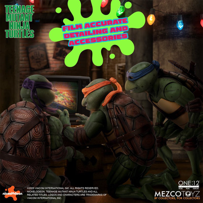Mezco One:12 Collective Teenage Mutant Ninja Turtles (1990) Boxed Set