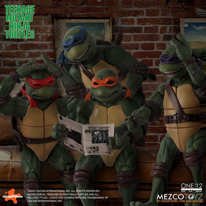Mezco One:12 Collective Teenage Mutant Ninja Turtles (1990) Boxed Set