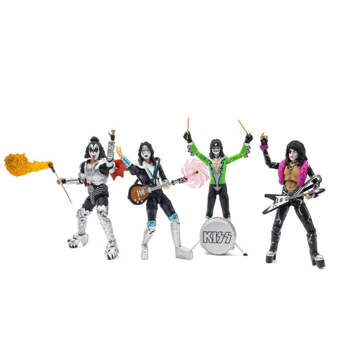 KISS Vegas Outfits BST AXN 5-Inch Action Figure 4-Pack Convention Exclusive