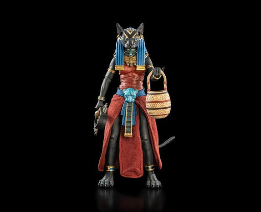 Figura Obscura: Bastet, Gods of Ancient Egypt (Black and Red) Action Figure