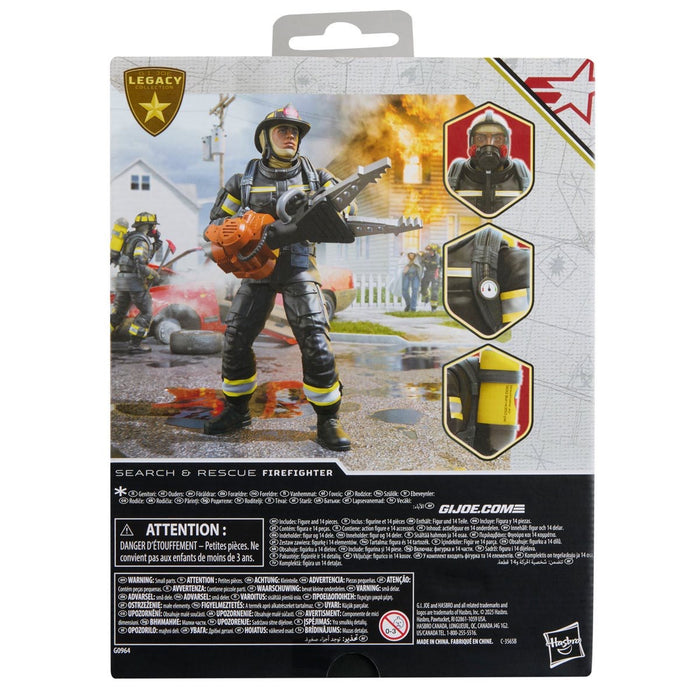 G.I. Joe Classified Series Search & Rescue Firefighter 6-Inch Action Figure