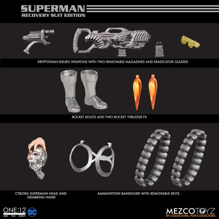 One:12 Collective Superman: Recovery Suit Edition Figure Box — Chubzzy  Wubzzy Toys & Collectibles