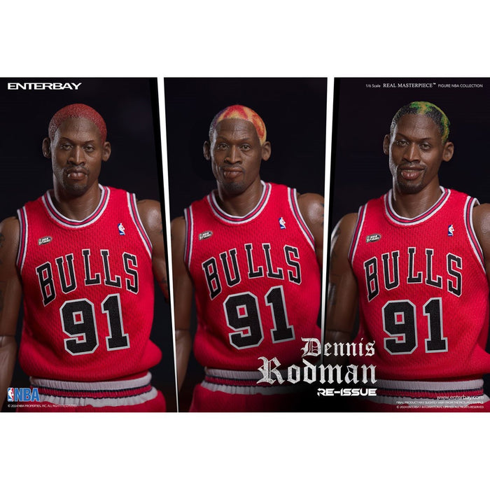 NBA Chicago Bulls Dennis Rodman Real Masterpiece 1/6 Scale