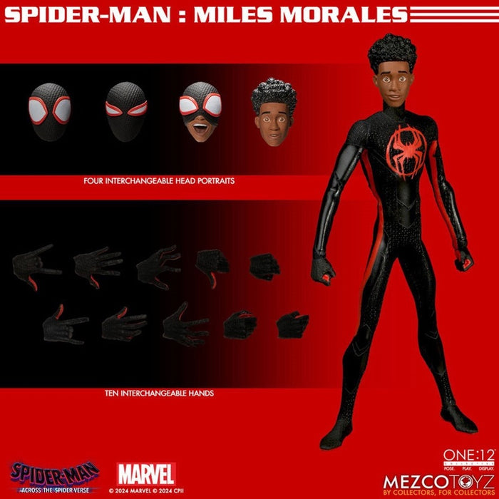 Mezco One:12 Collective Spider-Man: Across the Spider-Verse Miles Morales Action Figure
