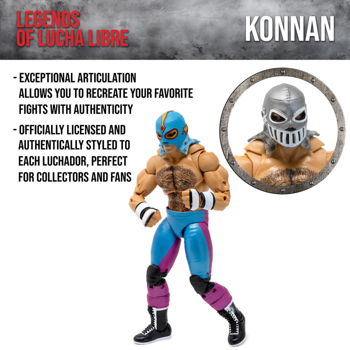 Legends of Lucha Libre Premium Collector Konnan Action Figure