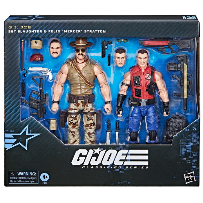 G.I. Joe Classified Series #173 Sgt Slaughter & Felix Mercer Stratton 6-Inch Action Figure 2-Pack