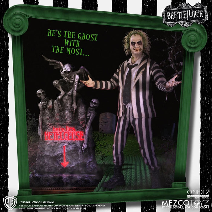 Mezco One:12 Collective Beetlejuice Deluxe Edition Action Figure