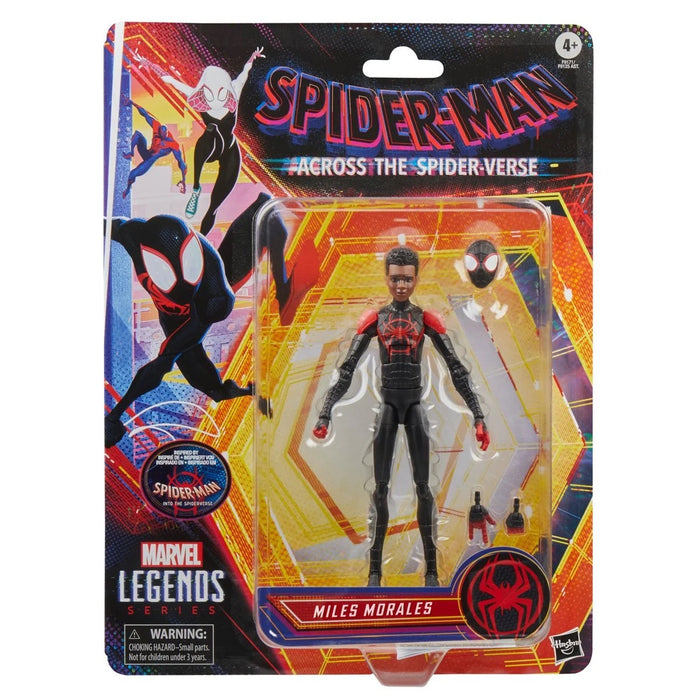 Spider-Man Across the Spider-Verse Marvel Legends Miles Morales 6-Inch Action Figure