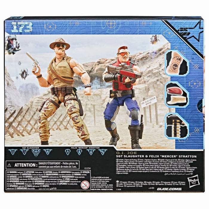G.I. Joe Classified Series #173 Sgt Slaughter & Felix Mercer Stratton 6-Inch Action Figure 2-Pack