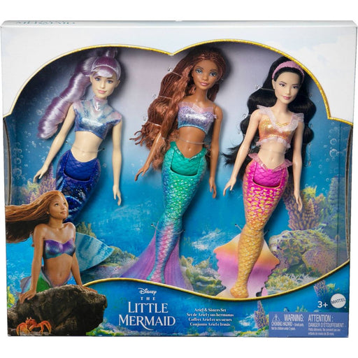 Disney The Little Mermaid Ariel and Sisters Doll Set