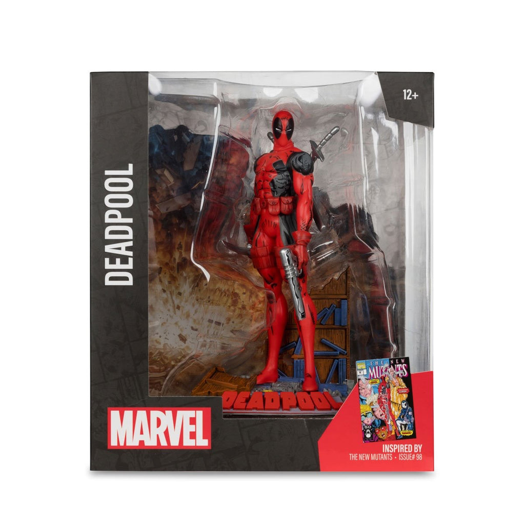 Marvel Wave 1 Deadpool The New Mutants #98 1:10 Scale Posed Figure wit ...