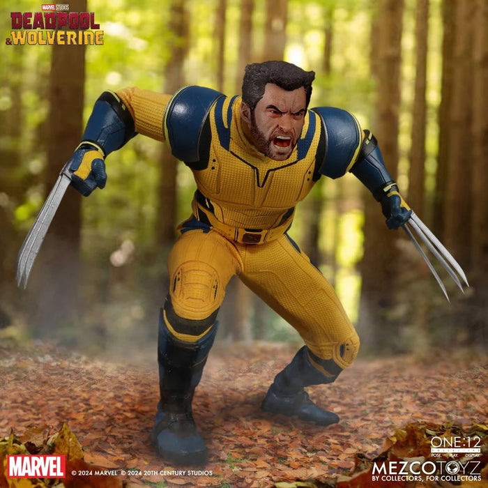 Mezco One:12 Collective Deadpool & Wolverine: Wolverine Deluxe Edition Action Figure